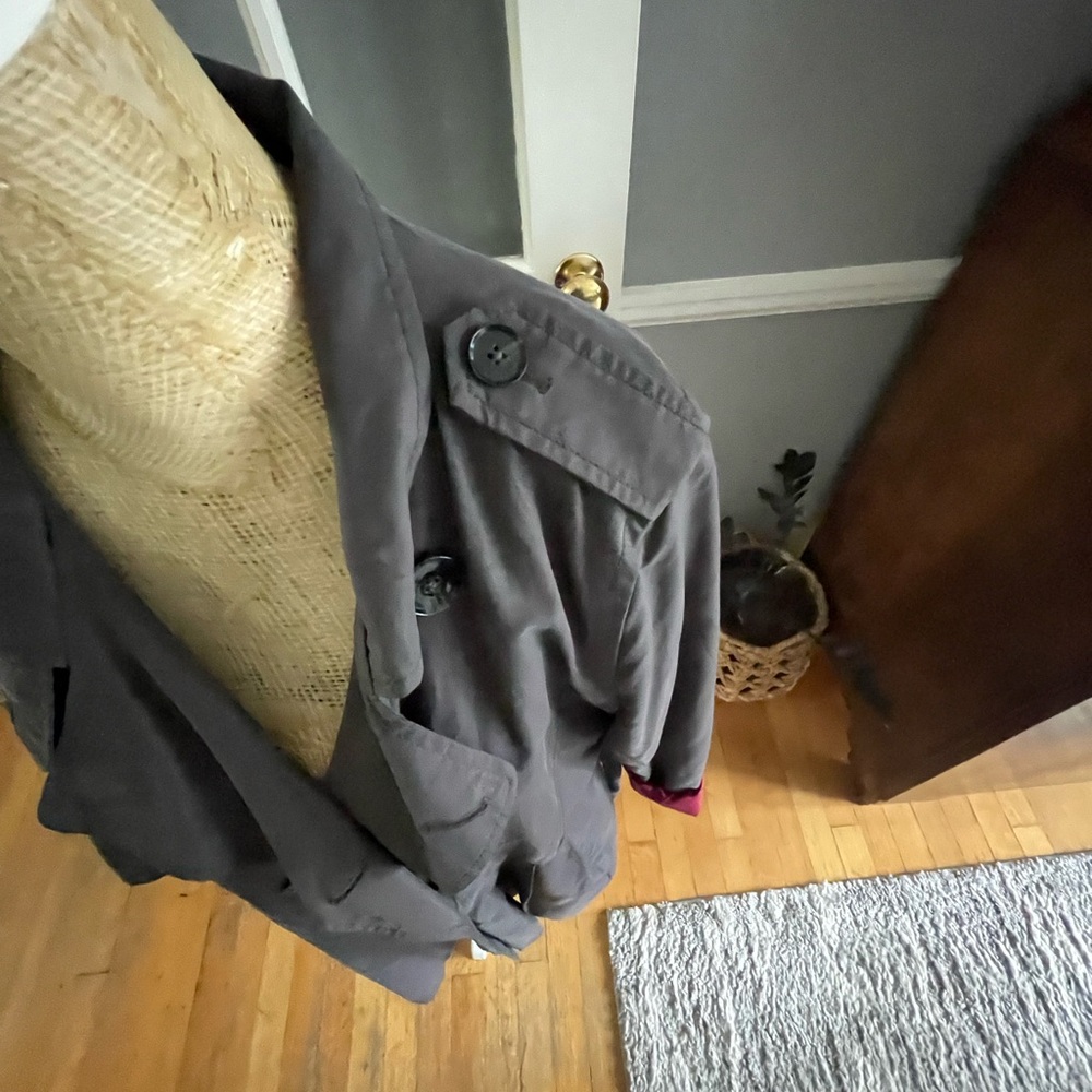Gap hot pink lined trenchcoat - Picture 4 of 6